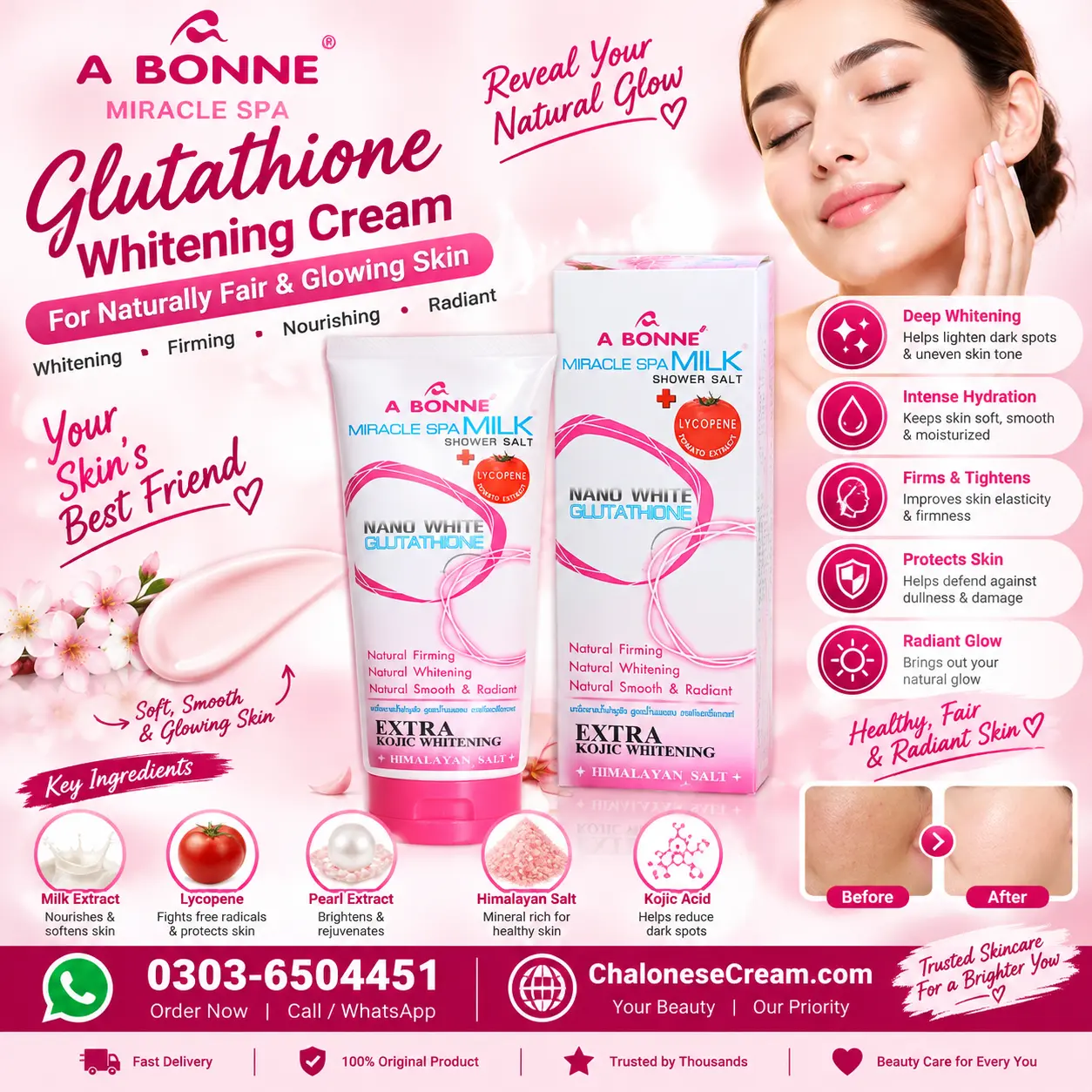 A Bonne Miracle Spa Milk Shower Salt in